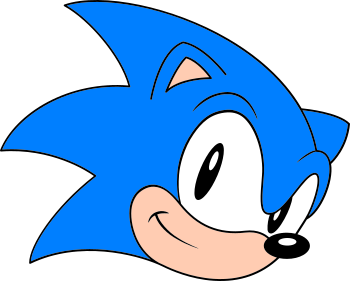 A cool image of Sonic the Hedgehog smiling at you, viewer